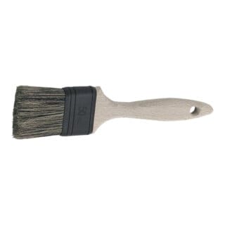 Beizpinsel 50 mm reine graue Chinaborste Kunststoff