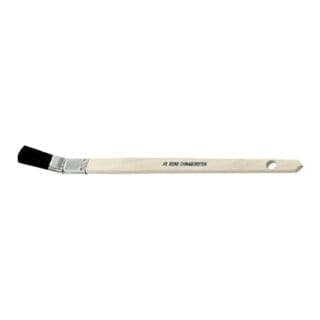 Nölle Profi Brush - Fugenpinsel schwarz gebogen 20 mm reine schwarze Chinaborste, Weißblech