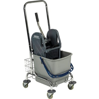 Sprintus Reinigungswagen Eimer 1 x 27 l, Presse, Ablagekorb - 301035