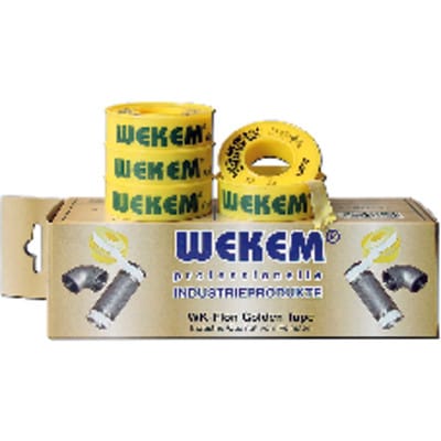 FP - ptfe Dichtband Golden Tape L12 m B12,7 mm D0,1 mm gelb 1 g/cm³
