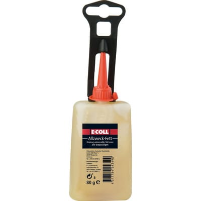 Allzweckfett hellbraun 80g Flasche - E-coll