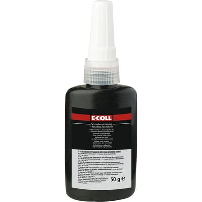 Schraubensicherung hochfest-hochviskos, 50ml rot - E-coll