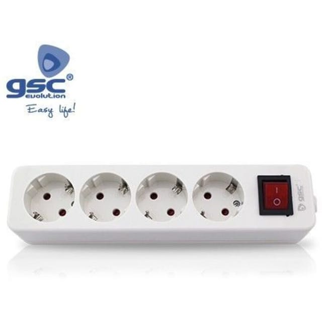 GSC - Mega 4-Stecker mit mehreren Basen + Akku-Schalter 000800226