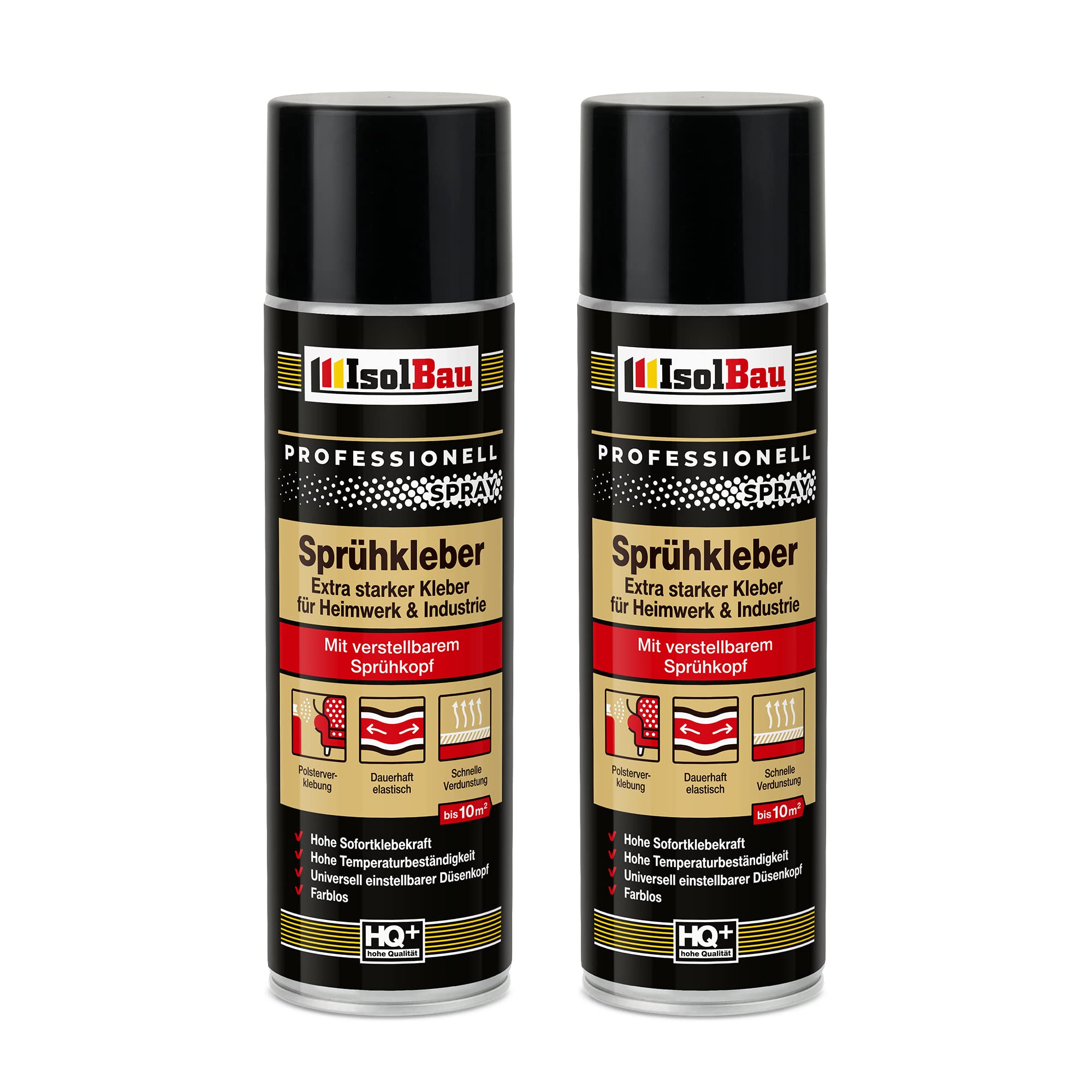 Sprühkleber 2 X 500ml Kontaktkleber Industriekleber Extra Stark Bastelkleber