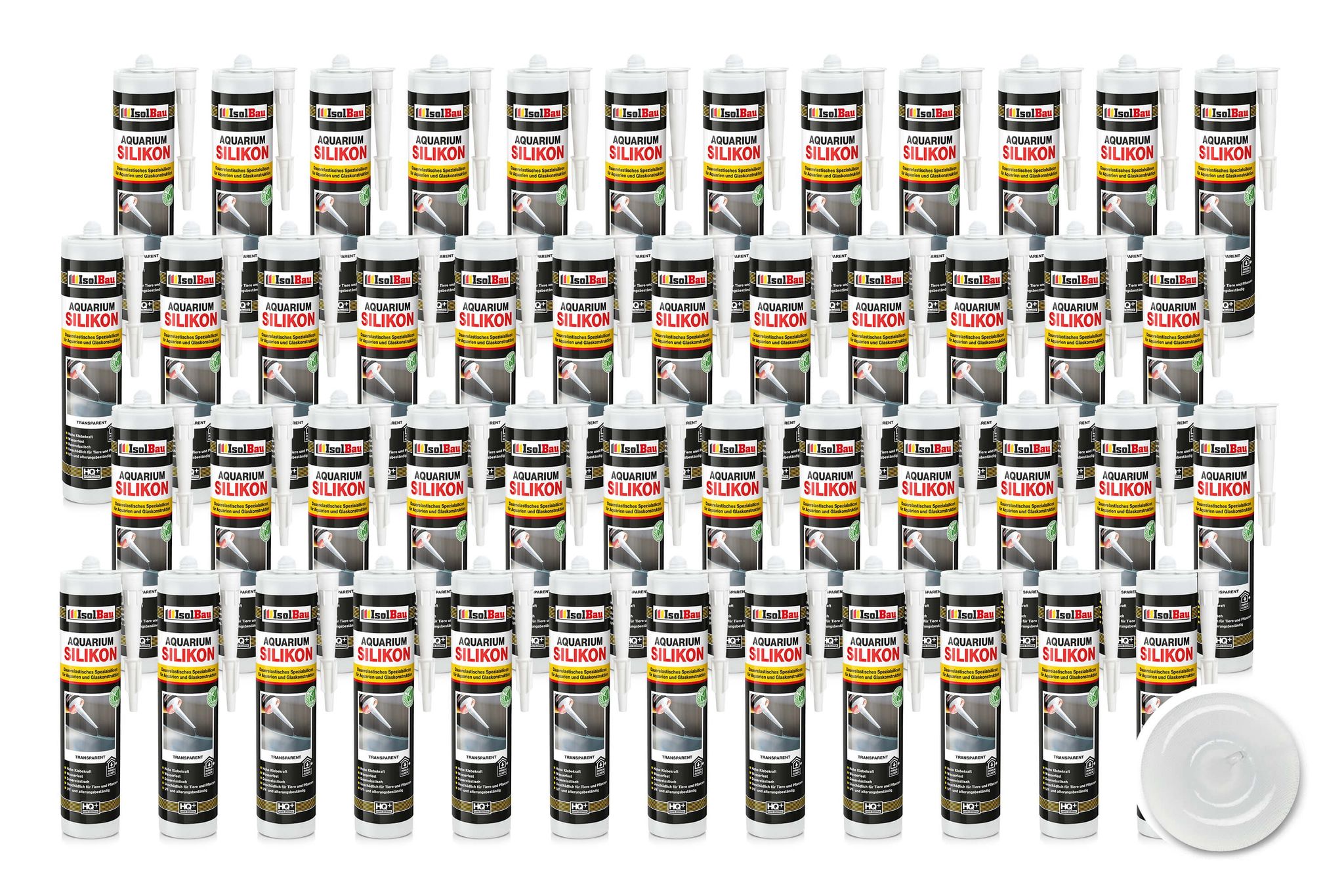Aquarium Silikon Transparent 48 X 300ml Glassilikon Aquarium Kleber Glass