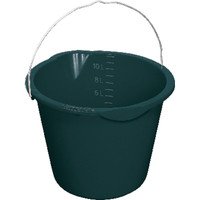 FP - Eimer mit Tülle, 12 Liter schwarz Bild 2