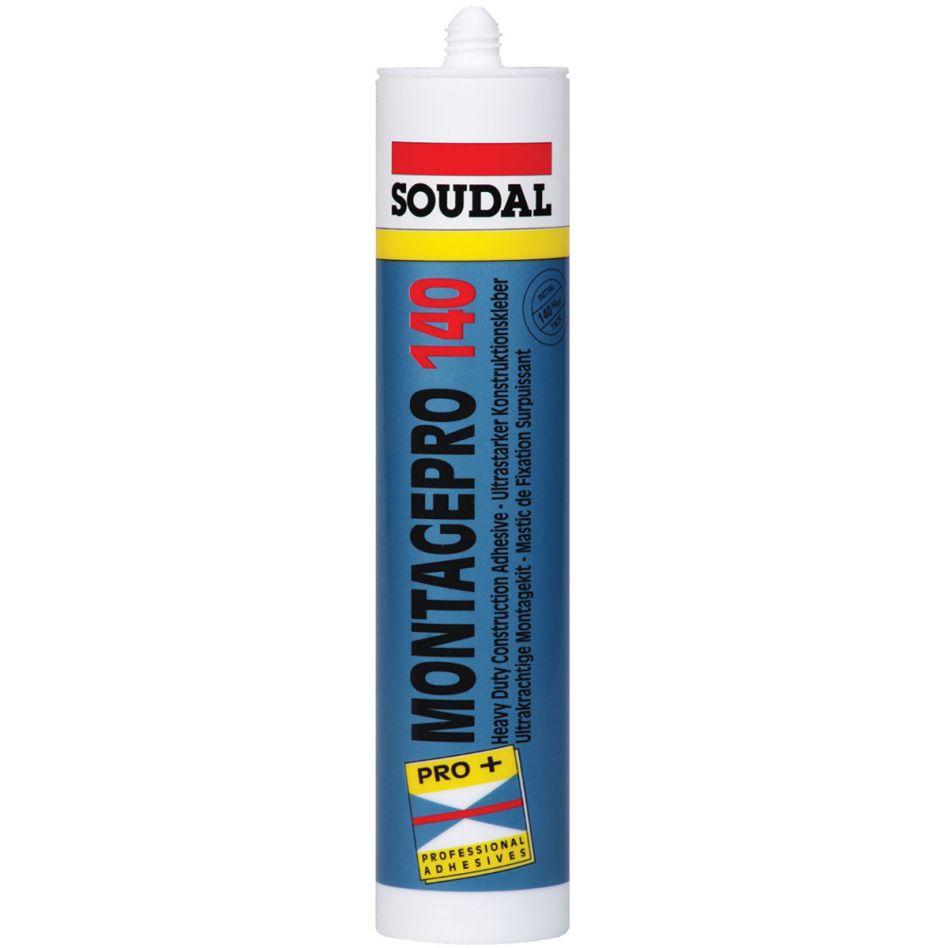 Montagekleber Pro 140 weiss 400 g/310 ml - Soudal