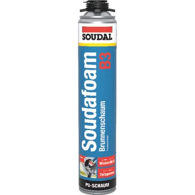 Soudafoam Brunnenschaum B3 750 ml - PU-Pistolenschaum - Soudal