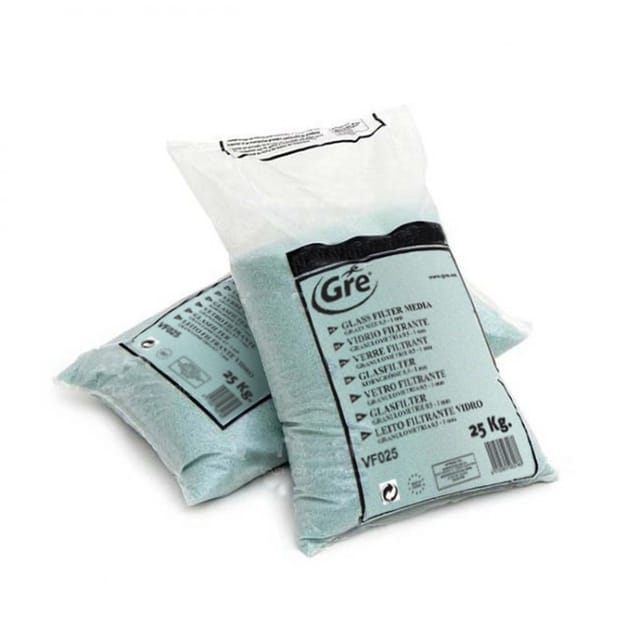 Gre Filterglas 25 kg transparent 0,5-1 mm