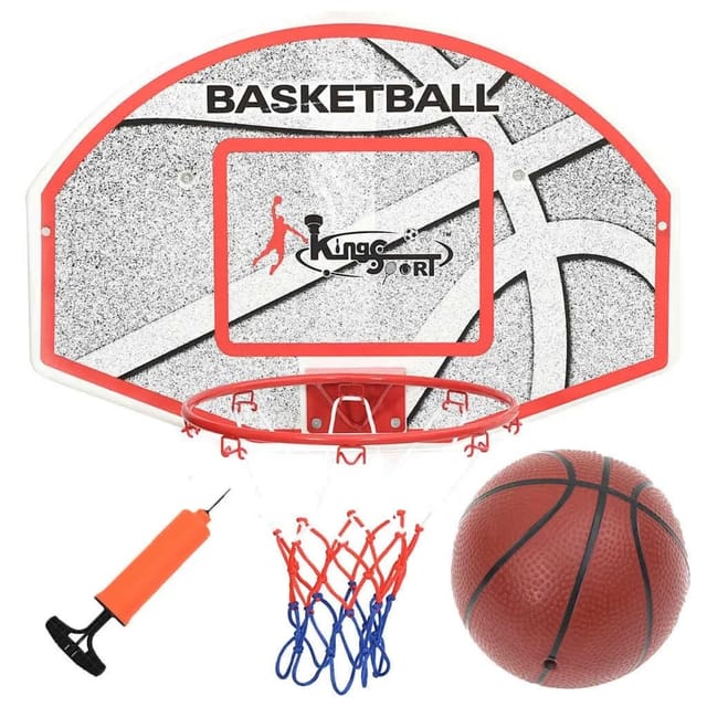 5-tlg. Basketball-Set zur Wandmontage 66x44,5 cm Vidaxl