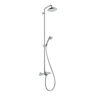 Hansgrohe - Croma Showerpipe 220 1jet mit Wannenthermostat, chrom,