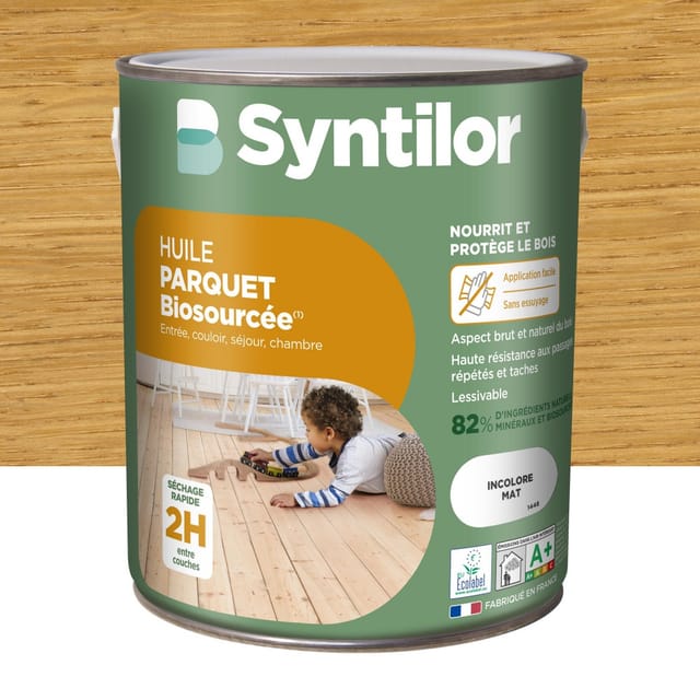 SYNTILOR Nature Protect Parkettöl, farblos und matt, 2,5 l SYNTILOR