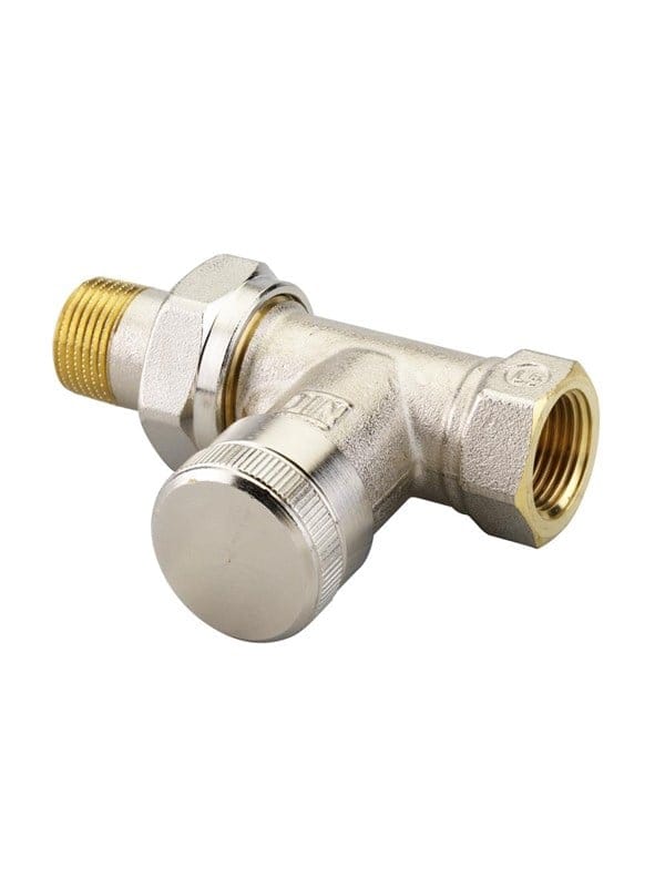 Danfoss - Rücklaufverschraubung rlv 10 r 3/8', Durchgangsausführung, vernickelt