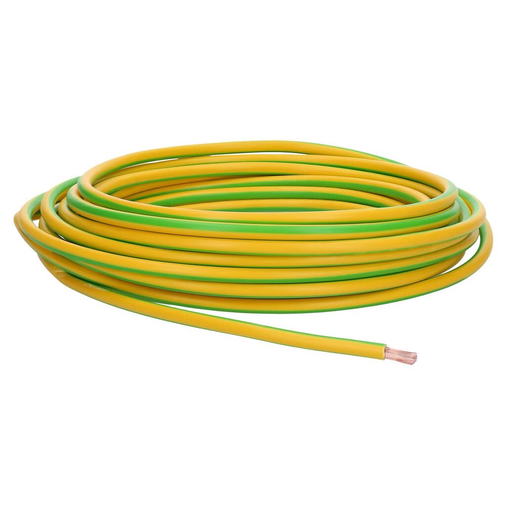 5 Meter Lapp 4521001 H07v-k 25 Mm² Grün-gelb I Erdungskabel I Verdrahtungsleitung I Aderleitung Flexibel I Pvc-einzelader I Litze 25mm2 I Verdrahtung