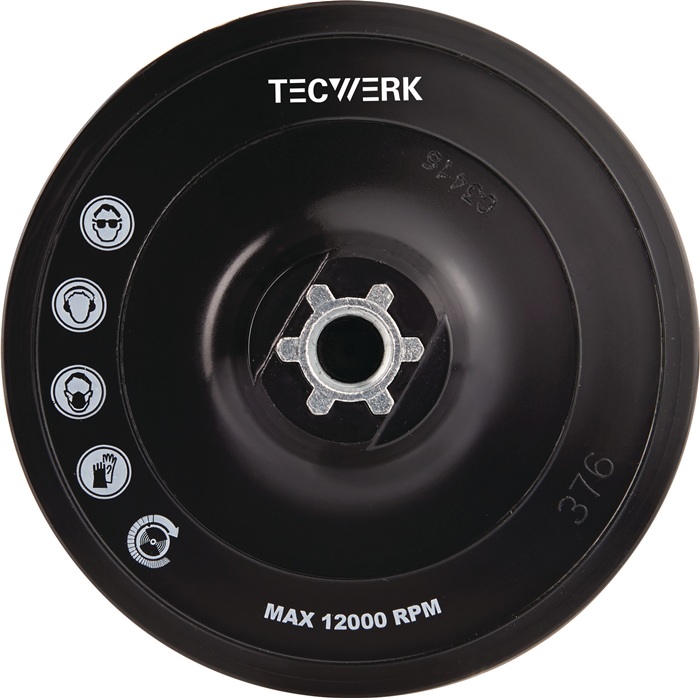 Tecwerk Stützteller D.150mm M14 Kletthaftend Tecwerk