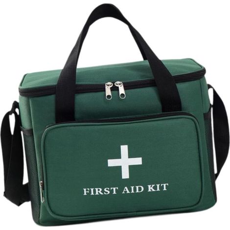Bardusch Leeres Erste-hilfe-set, Großes Fassungsvermögen, Leicht, Mehrere Fächer, Ideal Für Outdoor-aktivitäten Und Bootsfahrten, Grün