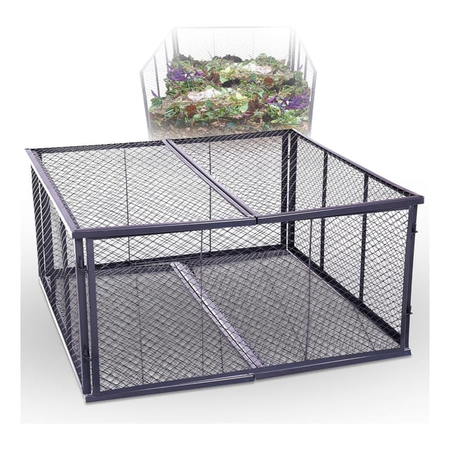 2x Novatool Komposter Garten-Komposter Komposter + Boden