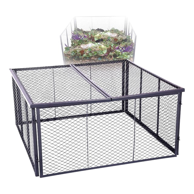 Novatool - Komposter Garten-Komposter Komposter + Deckel + Boden