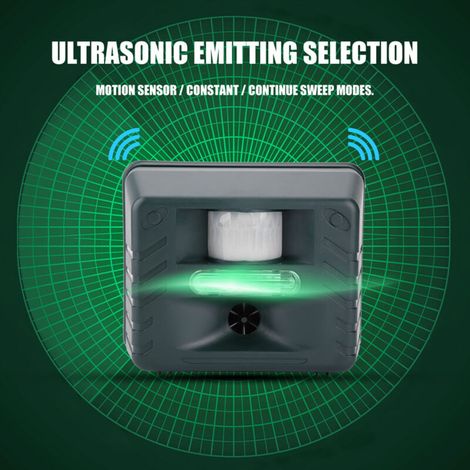 Elektronisches Ultraschall-schädlingsbekämpfungsgerät Mit 4-fachem Alarmton Und Tierabwehrfunktion (220 V)