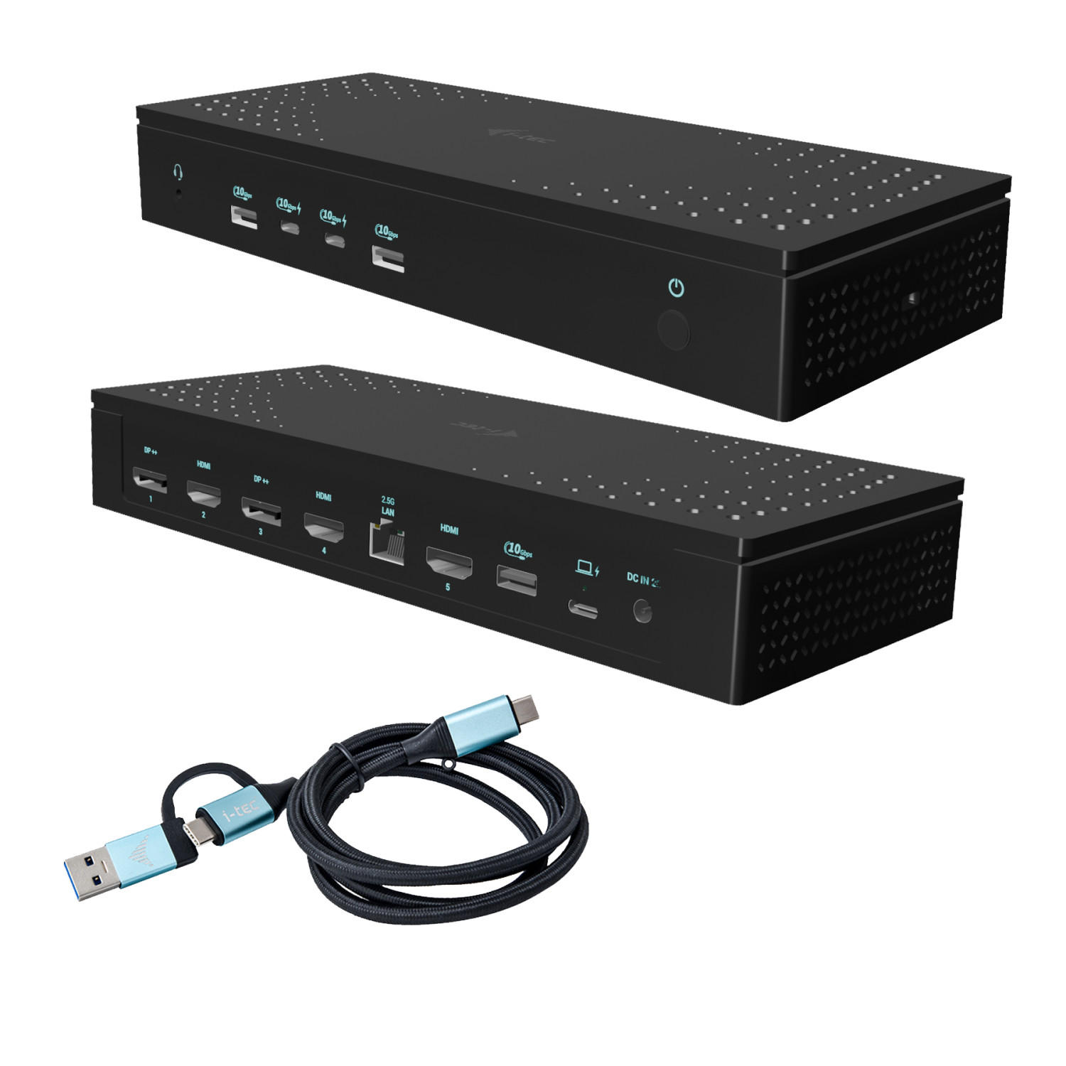 I-tec Universal 5x 4k/60hz Display Docking Station + Power Delivery 100w