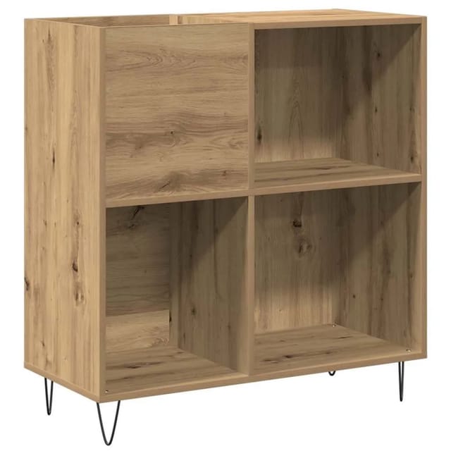 Vidaxl - Schallplattenschrank Eiche handwerklich 85 x 38 x 89 cm