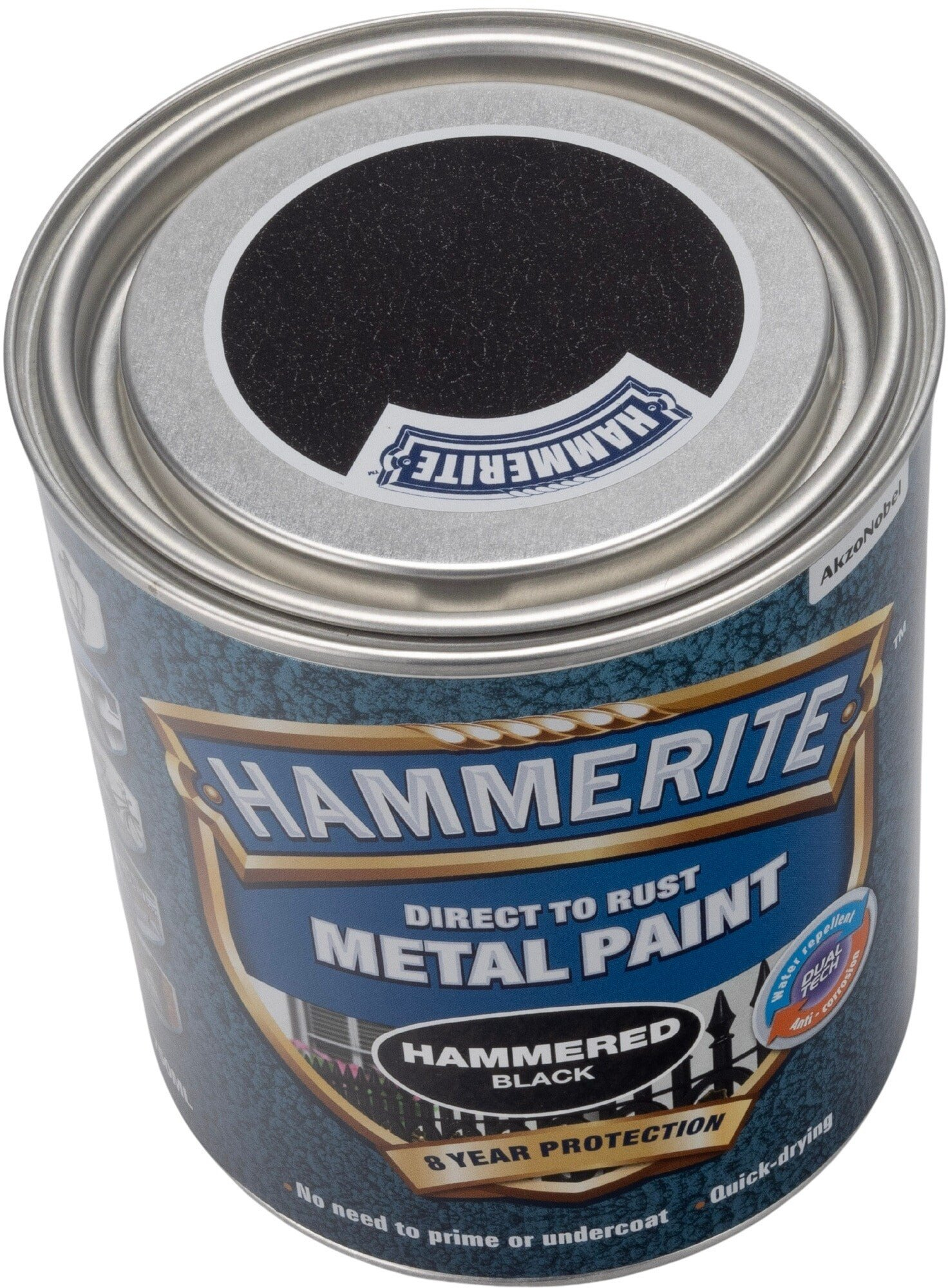 Farbe Hammerite Hammerlak Rostschutz Wasserdicht 750ml