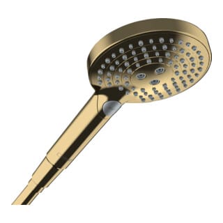 Raindance Select s - Handbrause, 3 Strahlarten, EcoSmart+, Goldoptik poliert 26516990 - Hansgrohe