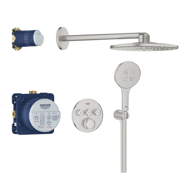 UP-D.system Grohtherm SmartControl 34863 THM runde Form 3 ASV supersteel