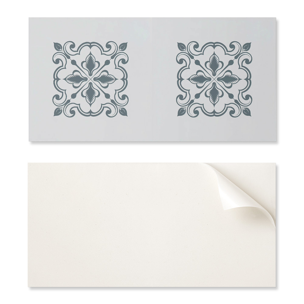 Wanddekor-pvc-paneel Mit Muster Für Zimmer 120x60 Cm Pflanzenmuster Mit Ornamenten
