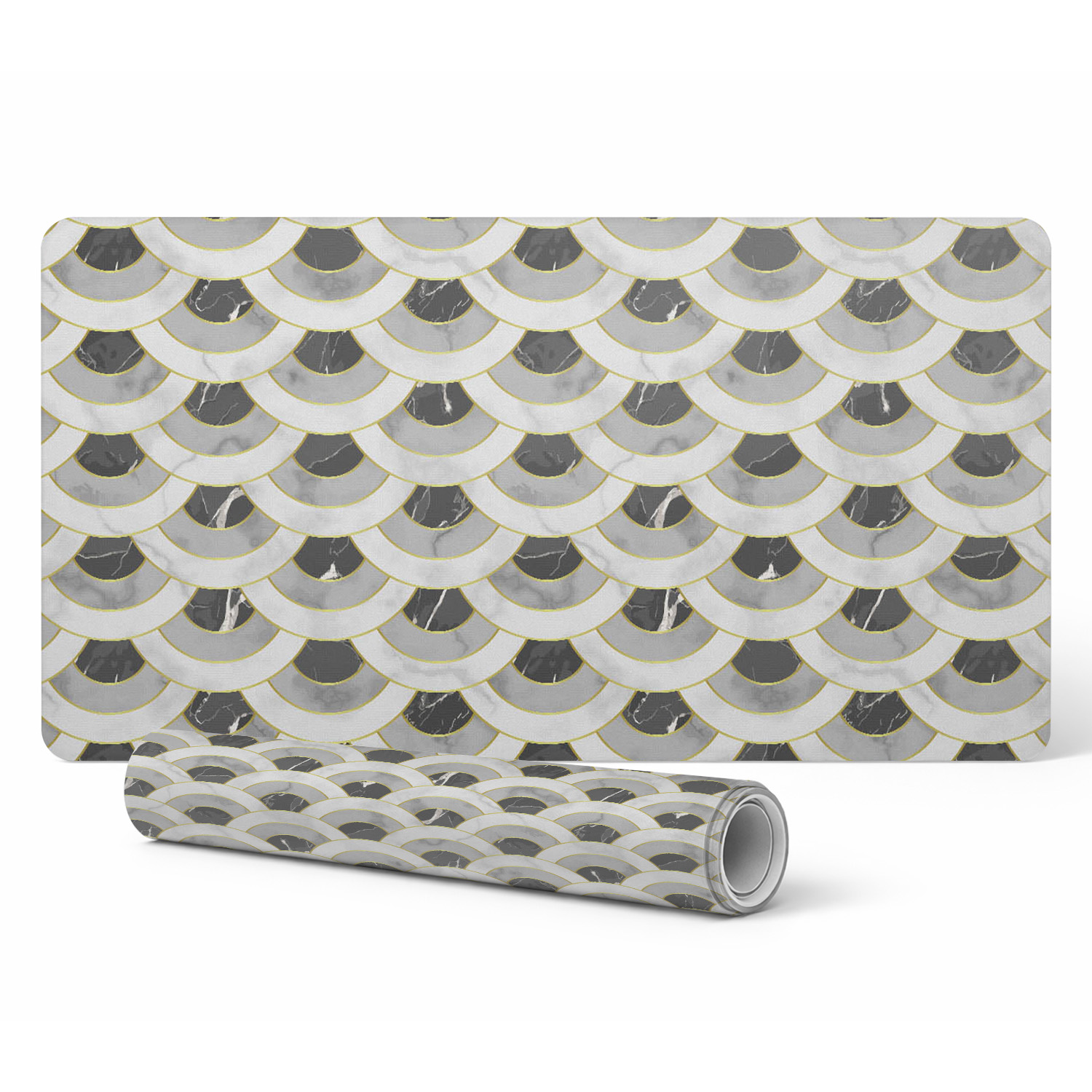 Arbeitsschutzmatte Aus Vinyl, Marmor-skala, 120 X 60 Cm