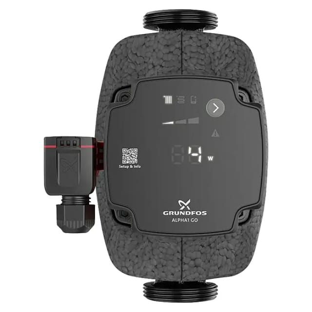 Grundfos ALPHA1 GO 25-60 180 EEI 0,20 Hocheffizienzpumpe 93074265 inkl. Dämmschale