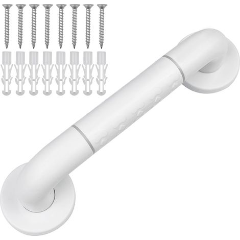 30 Cm Langer, Rutschfester Haltegriff Für Toilette, Sicherheitsgriff Für Dusche Und Badewanne, Robuste Wandhalterung Für Badezimmer, Weiß