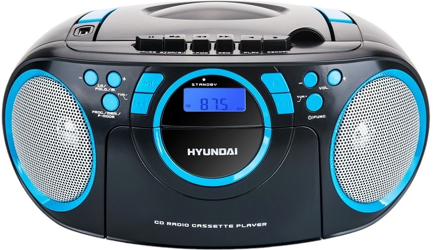 Boombox Hyundai Trc788au3bbl Schwarz/blau