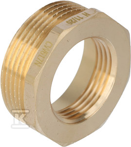 Messingreduzierung 6/4" X 1" Gelb