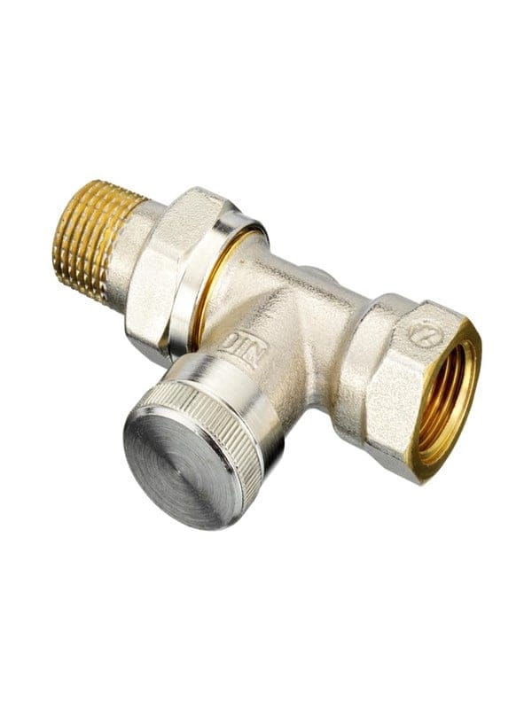 Danfoss - Rücklaufverschraubung Verschraubung rlv 15 Durchgang ½" ag x ½" ig 003L0144