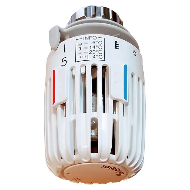 Thermostat-Kopf k 6000-09.500 Standard ohne Nullstellung 6 - 28°C für Gewinde 30x1,5 - Heimeier