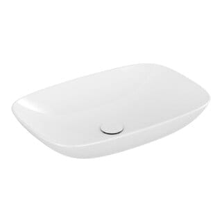 Villeroy&boch - Loop&Friends - Aufsatzwaschtisch, 62x42 cm, mit Überlauf, Alpinweiß 4A500001