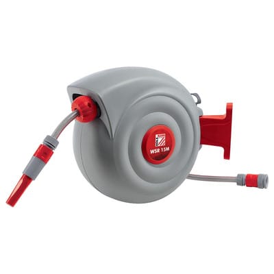 Holzmann - Maschinen WSR15M 15 m 1/2 Zoll 1 St. Grau, Rot Gartenschlauchaufroller