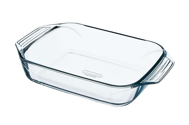 Bräter rechteckig, Inhalt: 4,00 Liter, Länge: 390 mm, Breite: 250 mm - Pyrex