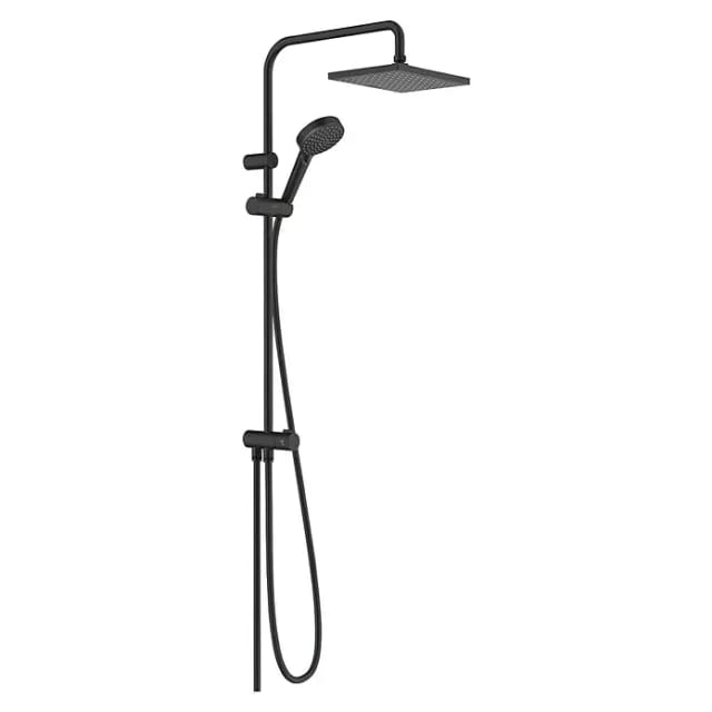 Vernis Shape - Duschset Showerpipe 230 Reno, schwarz matt 26282670 - Hansgrohe