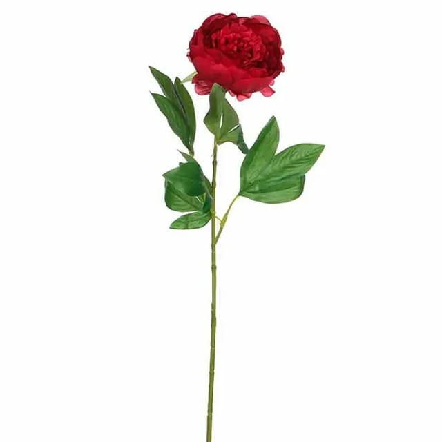 Mica Decorations - Mica künstliche Pfingstrose dunkelrosa 76 cm Kunstpflanzen