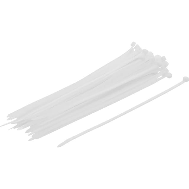 Kabelbinder-Sortiment weiß 4,8 x 250 mm 50-tlg.