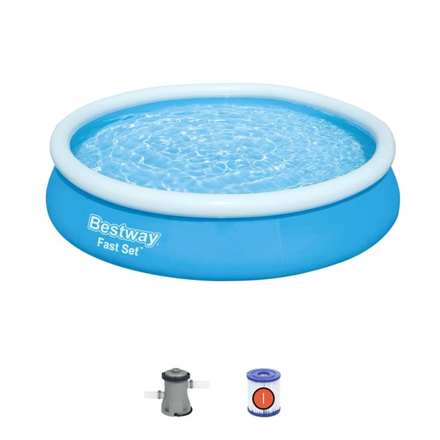 Selbstversuche Swimmingpool mit schnellen Sets runden Ring 366x76 CM BESTWAY 57274