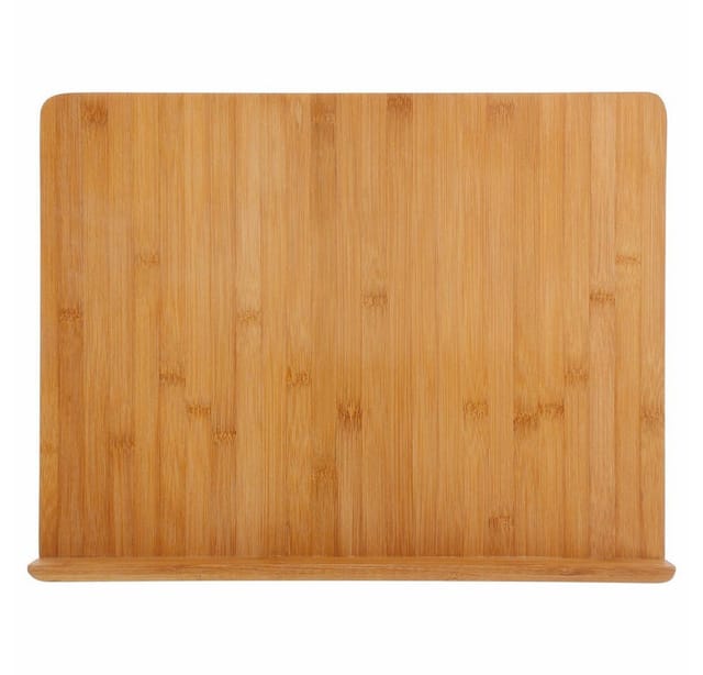 EDM - Backbrett aus Bambus, Schneidebrett, 2in1, mit Anschlagkante, 45 x 34,3 x 5 cm