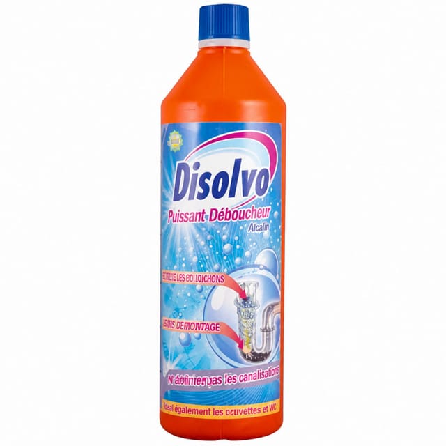 Kraftvoller alkalischer Abflussreiniger 1L Disolvo