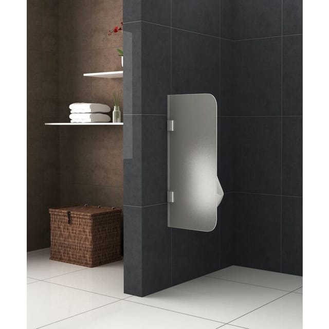 Glasdeals - Glas Urinaltrennwand grado-frost - Milchglas