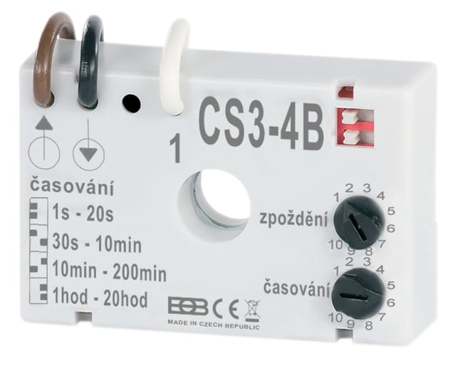 CS3-4B Nachlaufrelais Unterputz - Elektrobock
