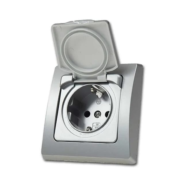 Delphi Steckdose Unterputz IP44 Feuchtraum