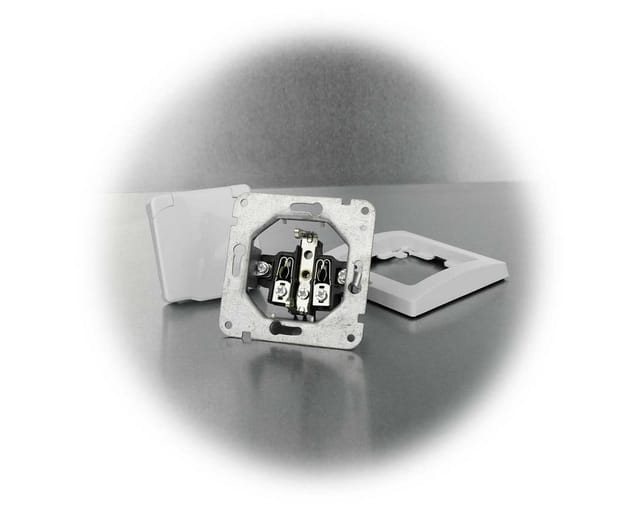 Delphi Schutzkontakt-Steckdose 16A/250V, weiß, IP44