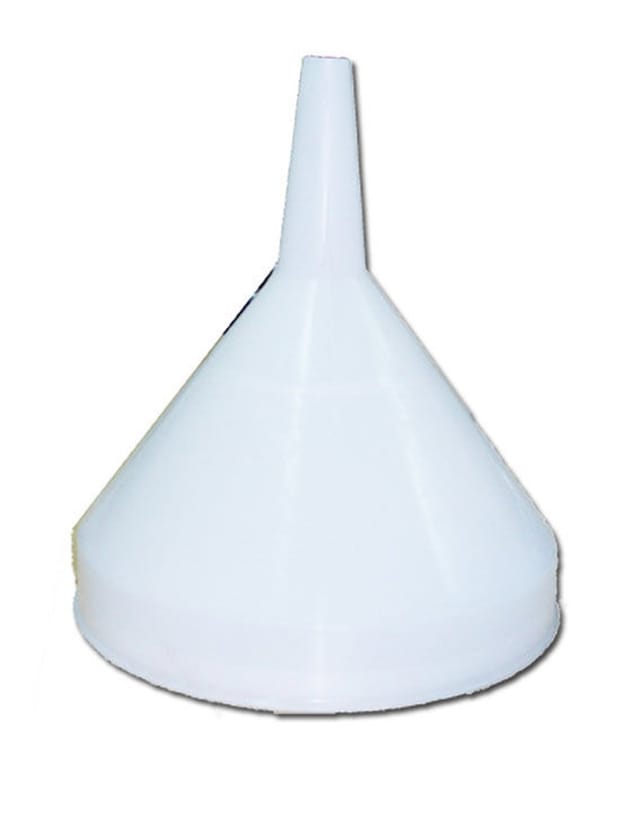 34 cm 11 Liter weißer Kunststofftrichter 4739